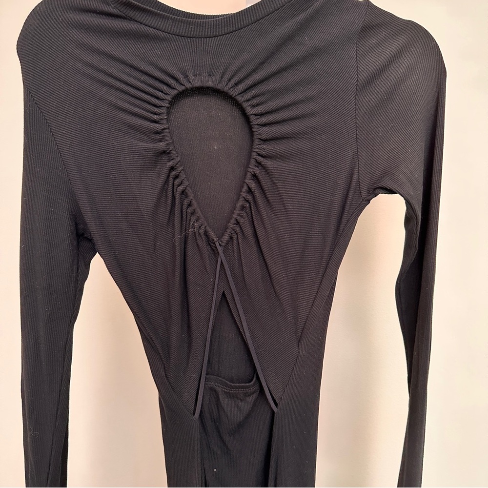LNA Wedding Guest Long Sleeve Black Cocktail Dress size XS - Picture 4 of 6